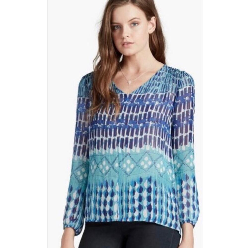 Lucky Brand Chiffon printed top